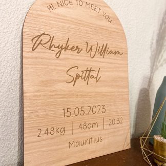 Engraved Birth sign
