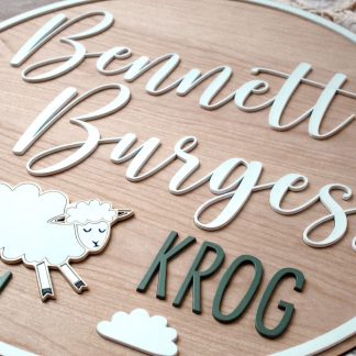 Themed Nursery Name signs