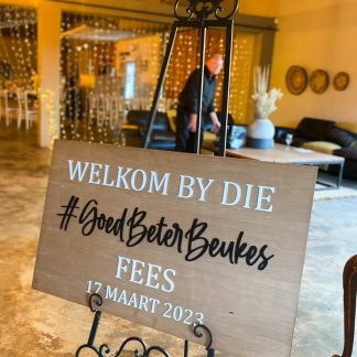 Rectangular Wedding Sign