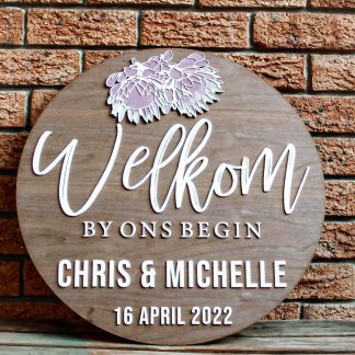 Wedding Welcome sign
